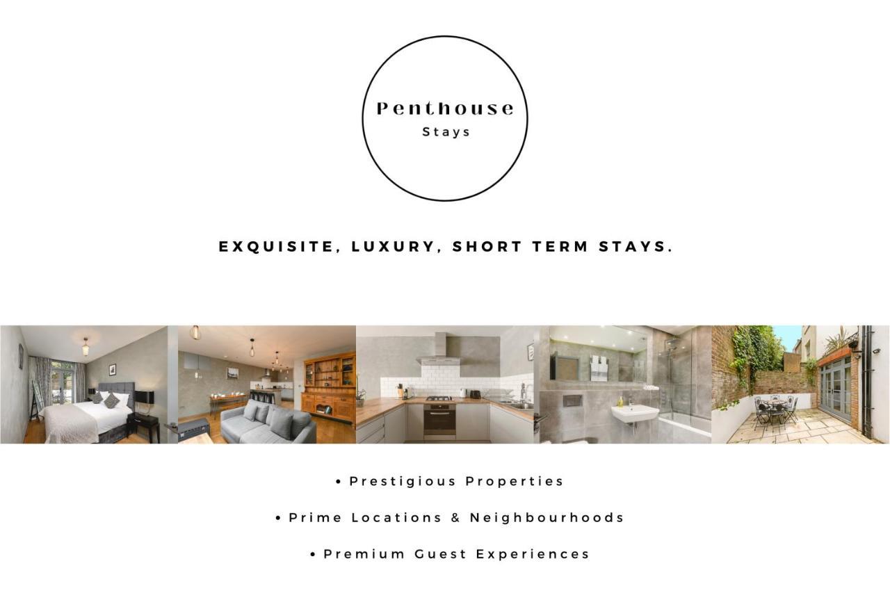 Penthousestays Nr Notting Hill - Luxury 2 Bedroom King Bed Apartment - Near Portobello Road London Kültér fotó